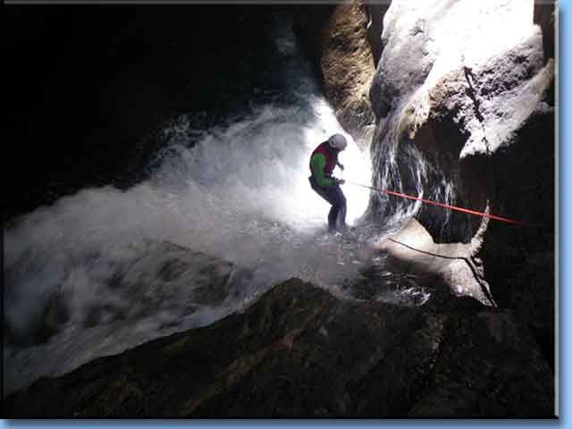 Canyoning, ein Abenteuer!